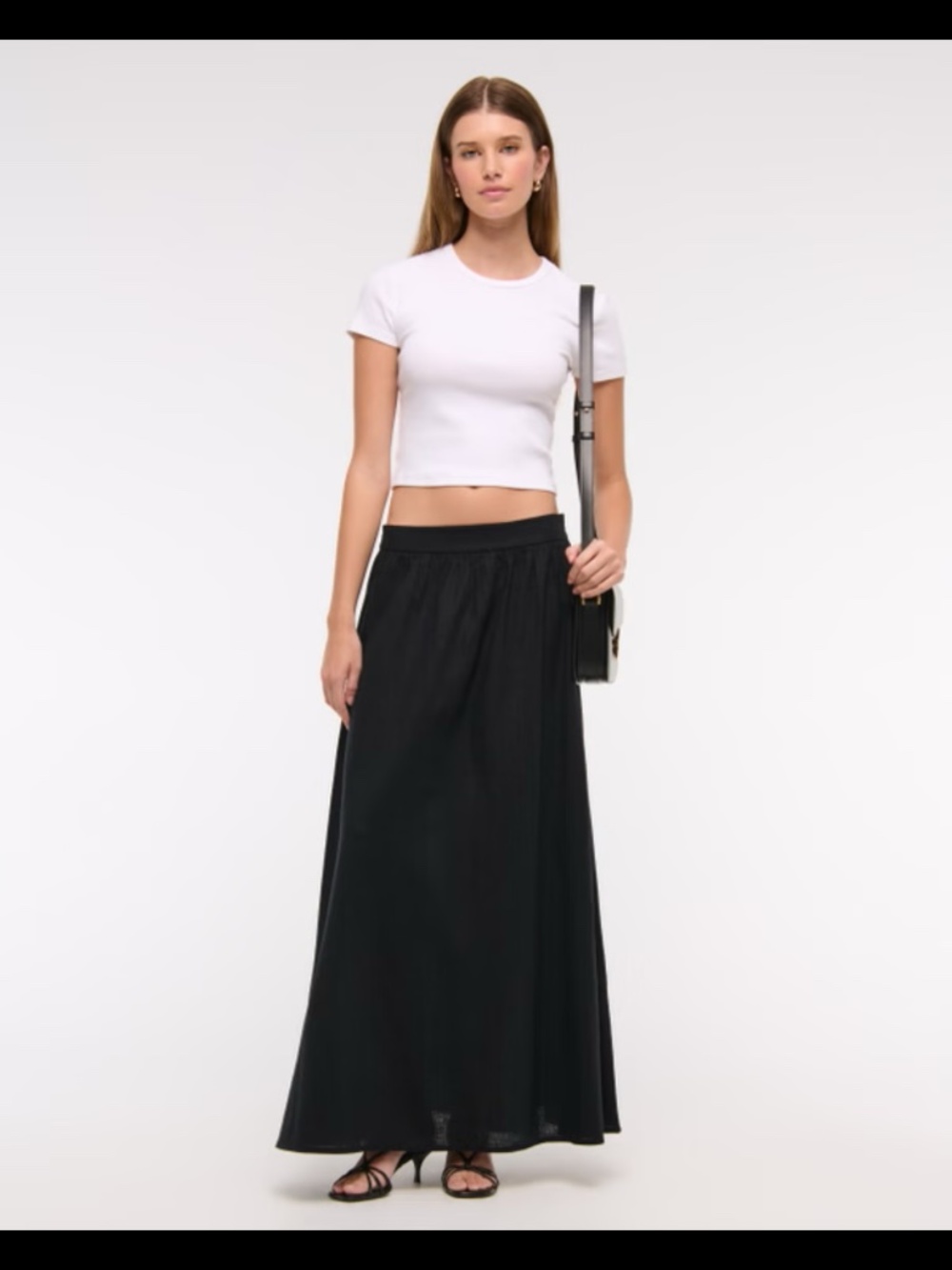 Abercrombie & Fitch Linen Blend Skirt